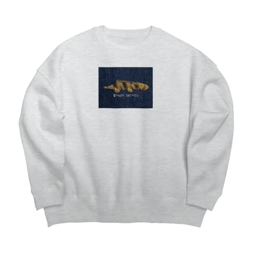 エンドリケリーのドリー（デニムプリント） Big Crew Neck Sweatshirt