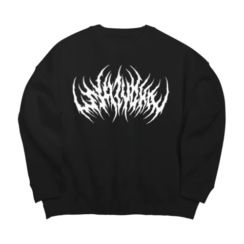 デスメタル静岡/ DEATH METAL SHIZUOKA Big Crew Neck Sweatshirt