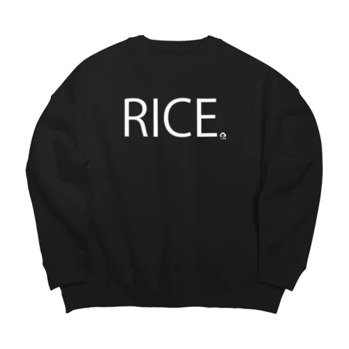 つじ農園オリジナルRICEグッズ Big Crew Neck Sweatshirt
