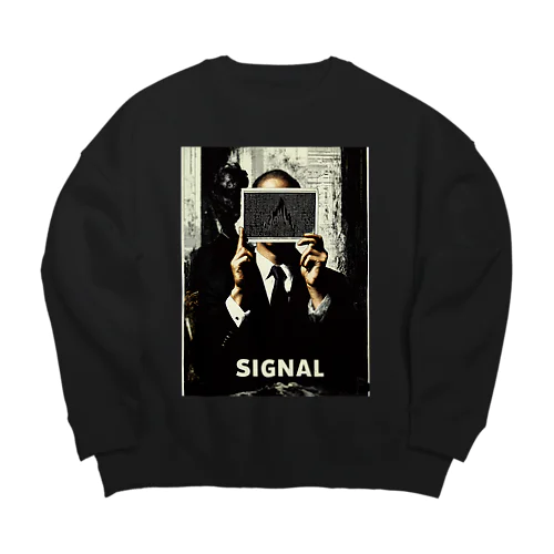 "DIVIDEND SIGNAL" <Inflation> GAME of CAPITAL Big Crew Neck Sweatshirt