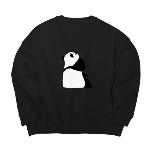 子パンダ     えーとね Big Crew Neck Sweatshirt