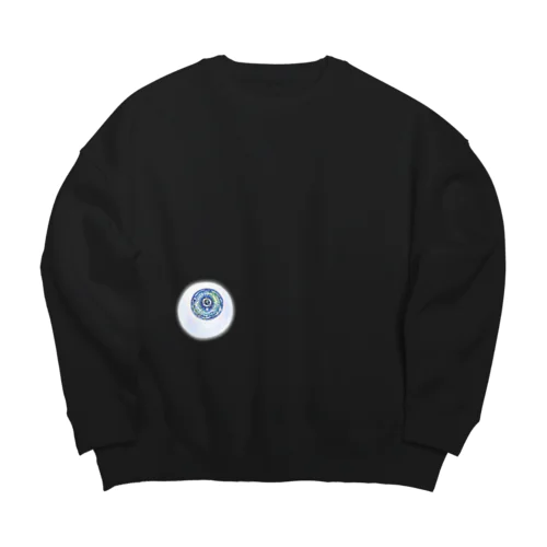 きらきらの目玉 Big Crew Neck Sweatshirt