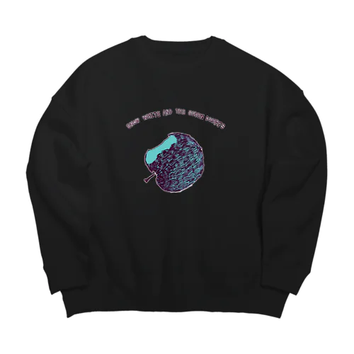 白雪姫の毒リンゴ Big Crew Neck Sweatshirt