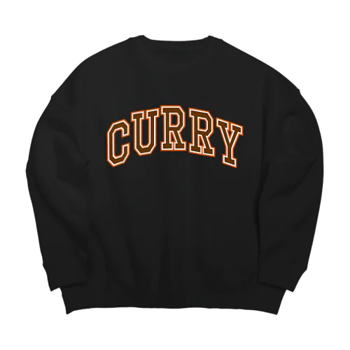 カレーカレッジ２ Big Crew Neck Sweatshirt
