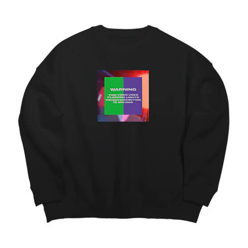 FLASHING LIFE (another edit.) Big Crew Neck Sweatshirt