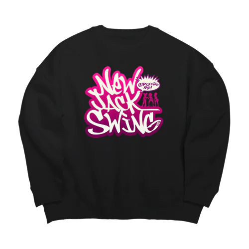 New Jack Swing pink Big Crew Neck Sweatshirt