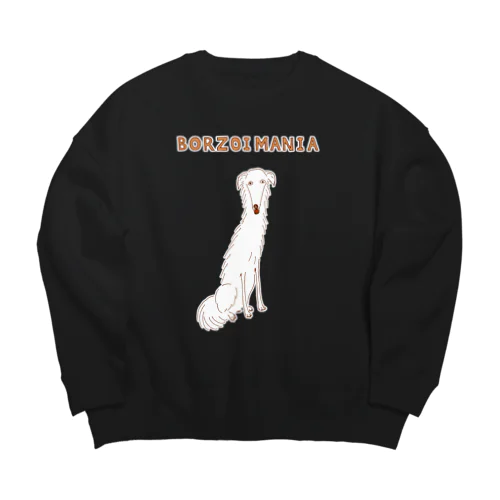 ボルゾイマニア（Tシャツ・パーカー・グッズ・ETC） Big Crew Neck Sweatshirt