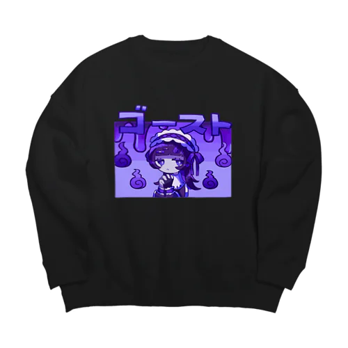 ごーすとちゃん Big Crew Neck Sweatshirt