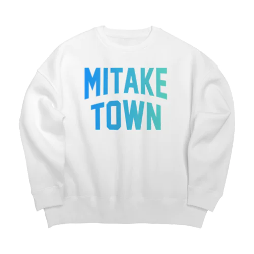 御嵩町 MITAKE TOWN Big Crew Neck Sweatshirt