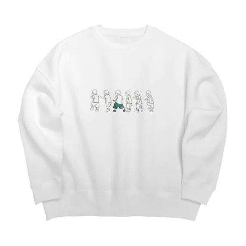 よちよちくん Big Crew Neck Sweatshirt