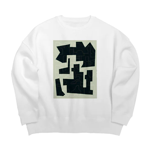 幾何学C Big Crew Neck Sweatshirt