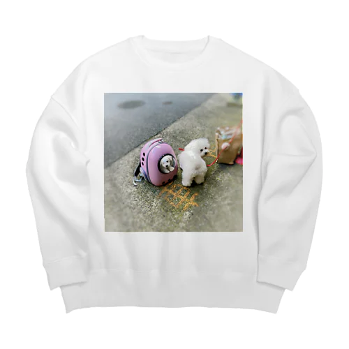 もふもふスウェット Big Crew Neck Sweatshirt