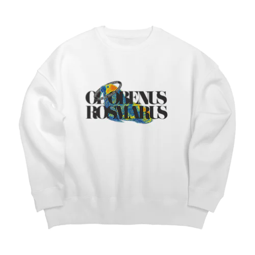 オシャレ好きのセイウチ Big Crew Neck Sweatshirt