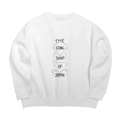 The Feral Dogs of Japan Big Crew Neck Sweatshirt