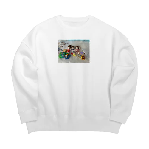 nuinuiサマーバカンス Big Crew Neck Sweatshirt