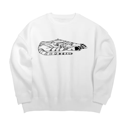 アムールトラA01 Big Crew Neck Sweatshirt