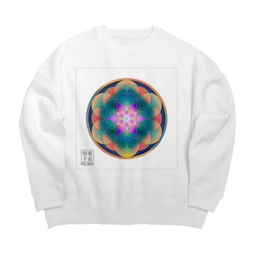 神聖幾何学 Big Crew Neck Sweatshirt
