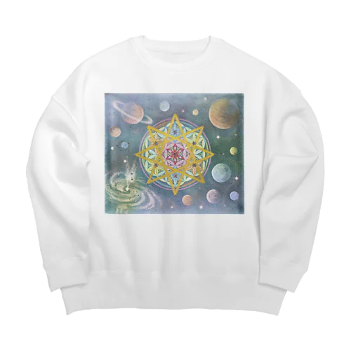 Linaさんの目醒めの魔法陣〜SORA〜 Big Crew Neck Sweatshirt