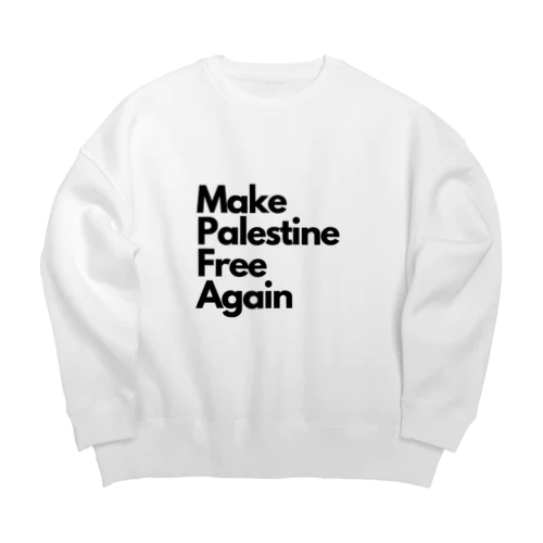 Make Palestine Free Again 各種 Big Crew Neck Sweatshirt