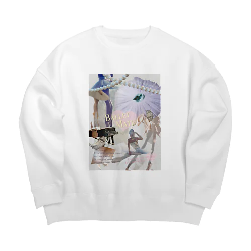 BM24/25 Love the life Big Crew Neck Sweatshirt
