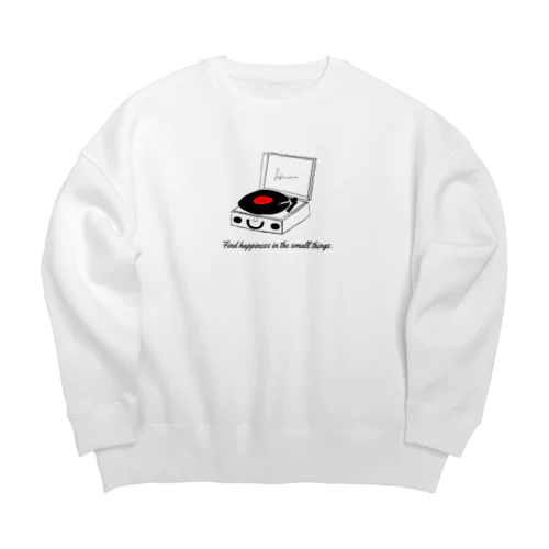 私の幸せ(シンプルver.) Big Crew Neck Sweatshirt