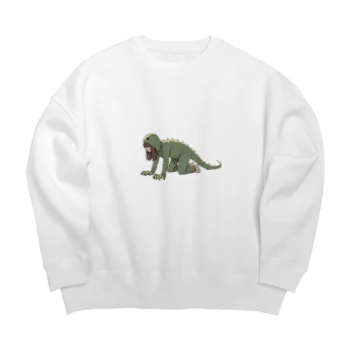 女怪人97号 Big Crew Neck Sweatshirt