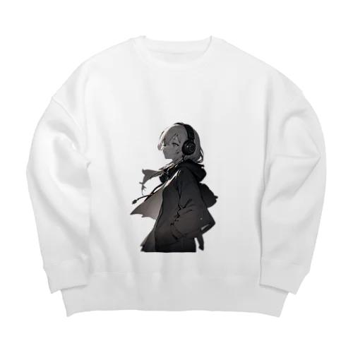 Silent Beats Big Crew Neck Sweatshirt