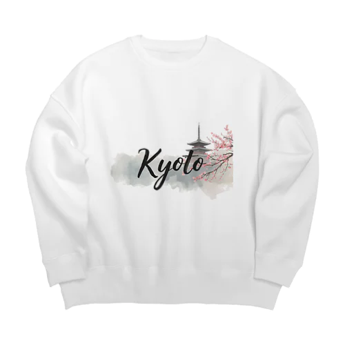 京都の魅力　観光体験 Big Crew Neck Sweatshirt