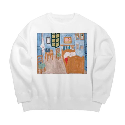 羊毛絵画　寝室 Big Crew Neck Sweatshirt