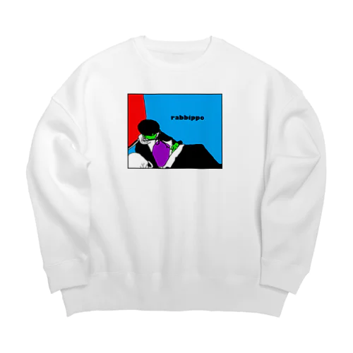 meltdown pons Big Crew Neck Sweatshirt