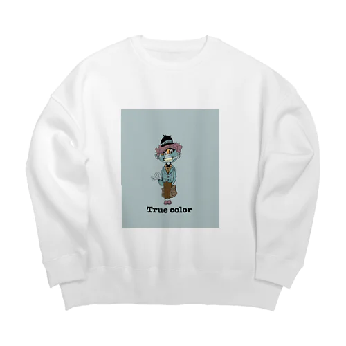 True color  Big Crew Neck Sweatshirt