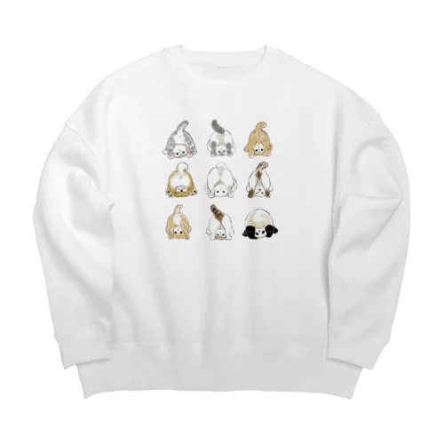 おちりコレクション Big Crew Neck Sweatshirt