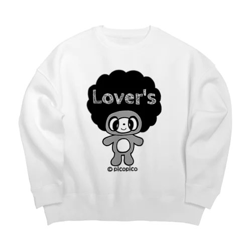 lovers アフロベアー Big Crew Neck Sweatshirt