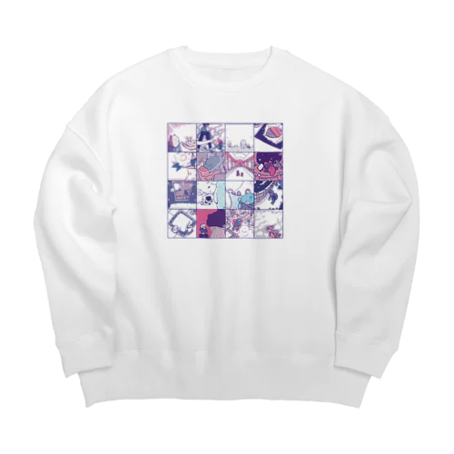 バクちゃん ハイライト Big Crew Neck Sweatshirt