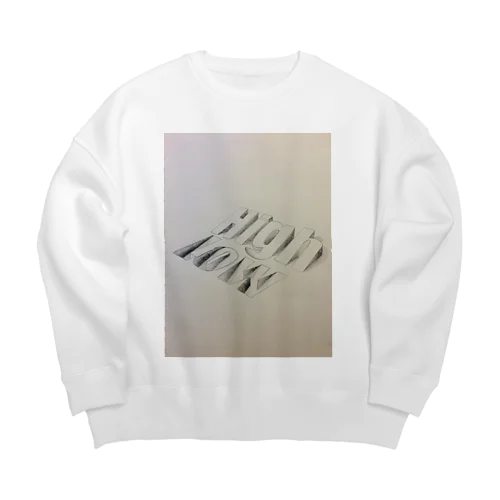 High&LowByJ Big Crew Neck Sweatshirt