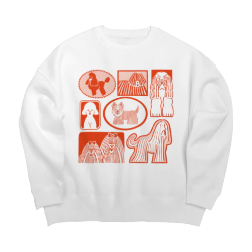 わんわんパラダイス Big Crew Neck Sweatshirt
