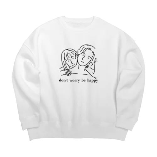 ロングバケーション。 Big Crew Neck Sweatshirt