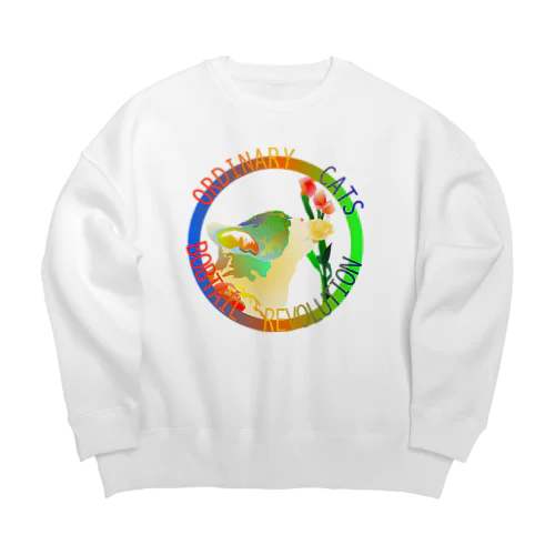 Ordinary Cats06h.t.(夏) Big Crew Neck Sweatshirt