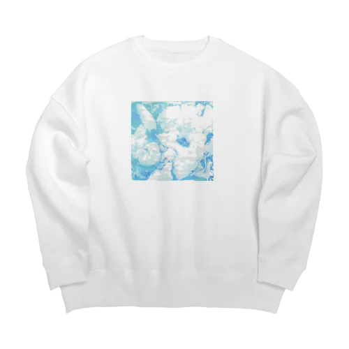 なにかのもよう Big Crew Neck Sweatshirt