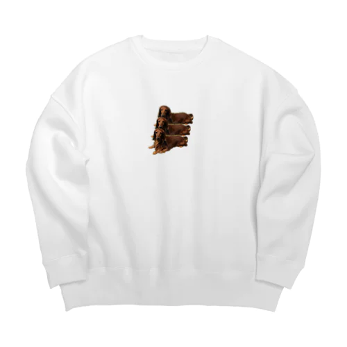 毛むくじゃらのお友達 Big Crew Neck Sweatshirt