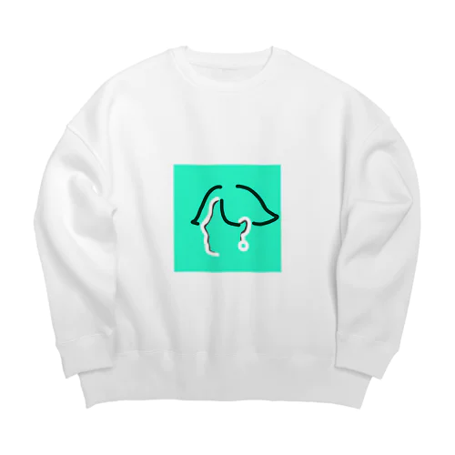 横顔 Big Crew Neck Sweatshirt