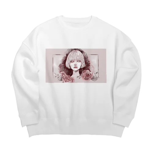 退廃美 Big Crew Neck Sweatshirt