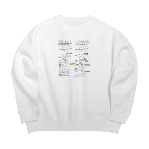 感覚の伝達 Big Crew Neck Sweatshirt