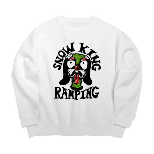 King君トップス Big Crew Neck Sweatshirt