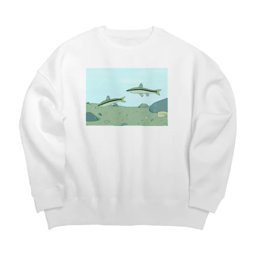 ムギツク Big Crew Neck Sweatshirt