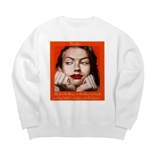 Caroline Big Crew Neck Sweatshirt