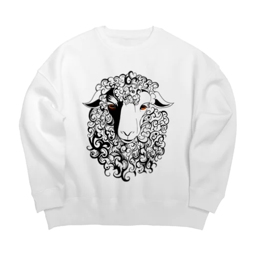 go  to bed ! Big Crew Neck Sweatshirt