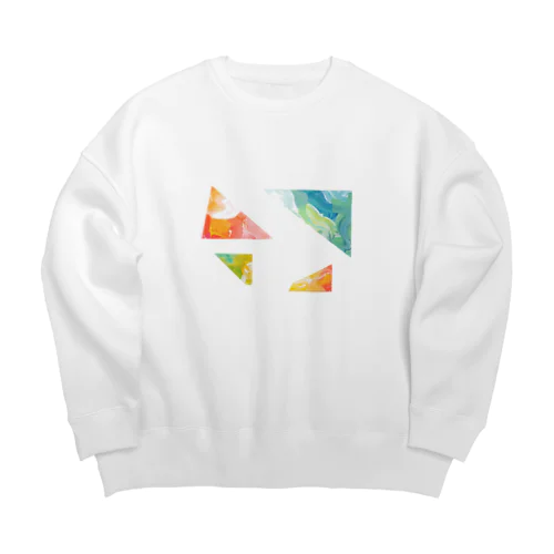 もにゅもにゅ Big Crew Neck Sweatshirt
