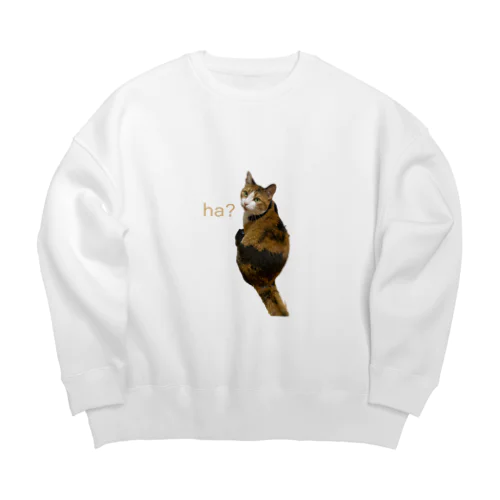 ha? Big Crew Neck Sweatshirt