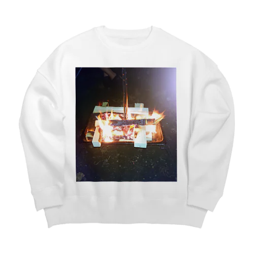 焚き火 Big Crew Neck Sweatshirt